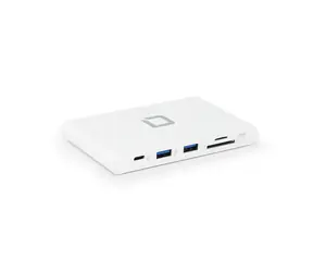 Przenośna stacja dokująca Dicota USB-C 9w1 biała / HDMI / 1x USB-A / 1x USB-C / SD+czytnik kart microSD