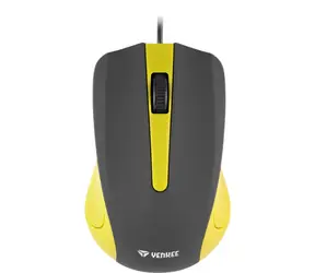 YENKEE Suva żółta / Mysz optyczna / 1000 DPI / 3 przyciski / USB / 1,25 m