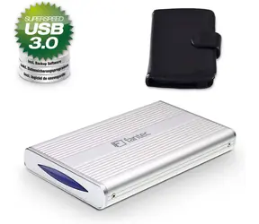 Fantec DB-228U3 srebrny / ramka na dysk twardy 2,5" / SATA / USB 3.0 