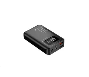 Viking VGO10B 10000mAh czarny / Power bank / Lightning & USB-C i microUSB / wyjście 2x USB / 5V / max