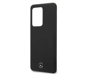 Silikonowe etui Mercedes do Samsung Galaxy S20 Ultra czarne
