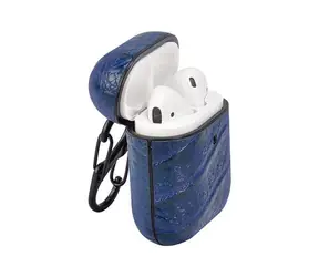 Terratec AirBox wzór Crocodile niebieski / etui na Apple AirPods 1 i 2