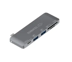 Terratec Connect C7 USB-C / 2x USB-A 3.0 / 1x USB-C PD (100W) / Czytnik SD i Micro-SD