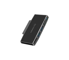 Terratec Connect GO1 / adapter dokujący do tabletu Microsoft Surface Go / 1x HDMI / 2x USB-A 3.0 / czytnik SD i Micro-SD