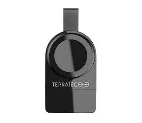 Zegarek Terratec Charge Air / ładowarka USB-A z ładowaniem bezprzewodowym / do Apple Watch 1-5 / czarny