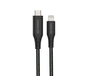 Kabel Terratec Charge CL2 USB-C (M) na Lightning (M) / długość 2m / MFI / do 2,4A / czarny