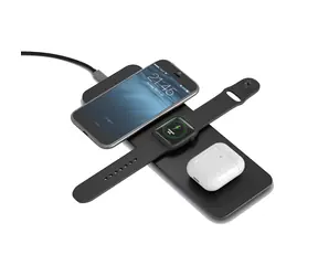 Terratec ChargeAir Cała czarna / bezprzewodowa ładowarka / 10 W / telefon i Apple Watch i Apple AirPods
