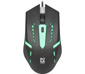 Defender HIT MB-601 czarny / mysz gamingowa / optyczna 1200dpi / 4 przyciski / 1,5m