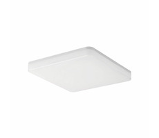 Kwadratowa lampa sufitowa LED Tellur WiFi SMART 24 W, ciepła biel/biały design