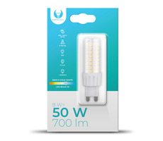 Żarówka LED Forever G9 8W (zimna biel) / 6000K / 700 lm