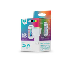 Żarówka LED Forever RGB GU10 5W + pilot / 3000K / 250 lm / RGB
