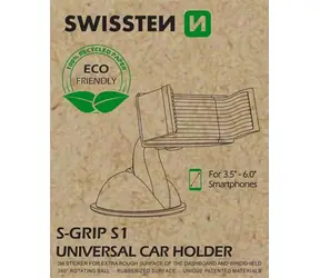 Swissten S-GRIP S1 (OPAKOWANIE EKO) / uchwyt samochodowy