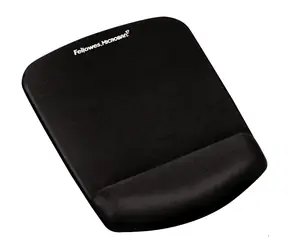 Fellowes PlushTouch Mysz i podkładka pod nadgarstki w kolorze czarnym