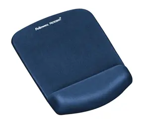 Mysz Fellowes PlushTouch i podkładka pod nadgarstki w kolorze niebieskim