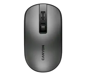 Canyon MW-18 szary / Bezprzewodowa mysz optyczna / 1600 DPI / 4 przyciski / USB 2,4 GHz