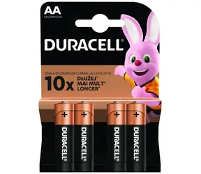 Duracell - Podstawowe baterie AA 4 szt