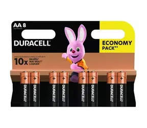 Duracell - Podstawowe baterie AA 8 szt