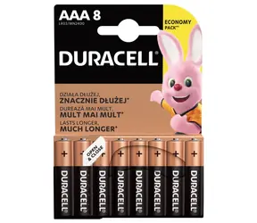 Duracell - Bateria podstawowa AAA 8 szt