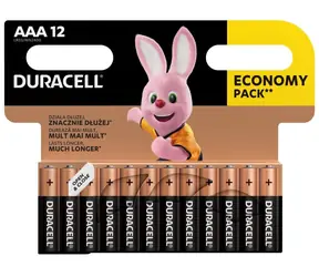 Duracell - Bateria podstawowa AAA 12 szt