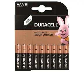 Duracell - Bateria podstawowa AAA 18 szt