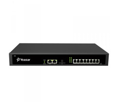Yeastar IP PBX S50 czarna / 50 użytkowników / 25 połączeń / do 8 portów dla FXS & GSM & FXO & BRI