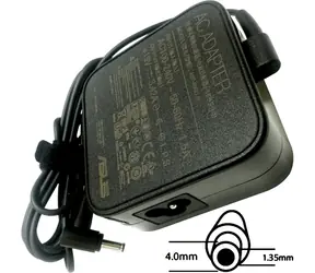Oryginalny adapter Asus 65W 19V (4,0 x 1,35mm) czarny / do laptopów Asus / wtyczka EU