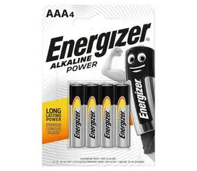 Bateria Alkaliczna Energizer Power - Mikroołówek AAA 4 szt