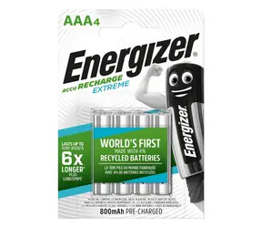 Energizer EXTREME Akumulator - AAA - 800 mAh 4 szt