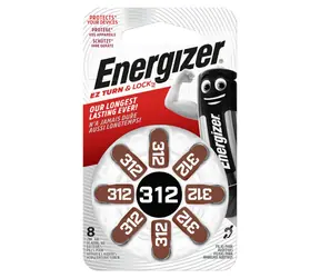 Baterie Energizer do aparatów słuchowych - 312 DP (PR41) 8 szt