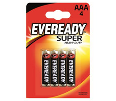 Eveready Super Battery - Mikroołówek AAA 4 szt. (blister)
