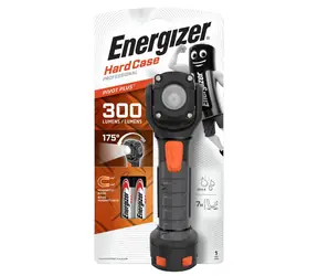 Energizer Hard Case Pivot LED 300lm / Latarka / Afterglow: do 30 metrów / 2xAA