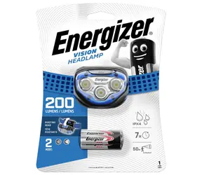 Energizer Headlight Vision 200lm / latarka czołowa / Afterglow: do 50 metrów / 3xAAA 