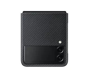 Samsung Aramid Cover Etui z włókna aramidowego do Samsung Galaxy Z Flip3 w kolorze czarnym