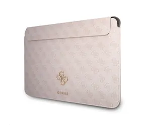 Etui na komputer Guess PU 4G z metalowym Logo 13" różowe