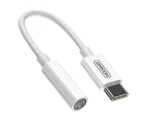 Joyroom SH-C1 Redukcja kabla z USB-C na gniazdo 3,5 mm (F), biała