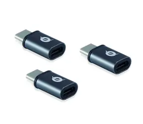 Conceptronic DONN05G OTG adapter USB-C (M) na Micro-USB (F) (3 szt.)