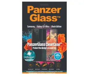 Etui PanzerGlass ClearCase AB do Samsung Galaxy S21 Ultra czarne