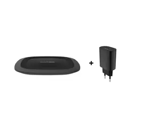 RealPower FreeCharge-10 czarny / Bezprzewodowa ładowarka do smartfona / 10W