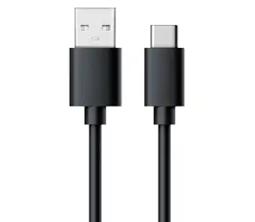 Kabel USB RealPower USB 2.0 USB-A męski - USB-C męski 60 cm czarny