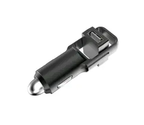 Ładowarka samochodowa USB RealPower 219735 czarna / 2x USB/ 2400 mA
