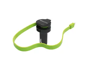 Ładowarka USB RealPower 257637 L z kablem samochodowym czarna / 2x USB/ 2400 mA