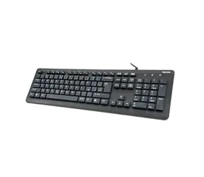 Wodoodporna klawiatura HAMA KC-600 czarna / przewodowa / USB