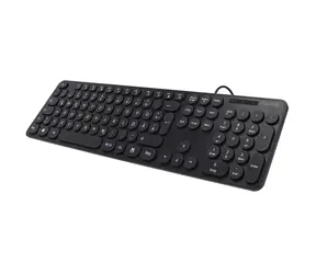 Klawiatura HAMA KC-500 czarna / przewodowa / USB / 1,8 m / CZ i SK