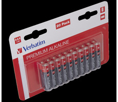 Bateria Alkaliczna Verbatim AAA (LR03) 20 szt