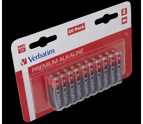 Bateria Alkaliczna Verbatim AAA (LR03) 20 szt
