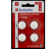 Bateria litowa Verbatim CR2025 3V 4 szt