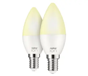 Niceboy ION SmartBulb AMBIENT E14 (2 szt.) / LED / E14 / 5,5W / 470 lm / 2700-6500K / Wi-Fi