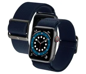 Pasek Spigen Lite Fit do Apple Watch 45, 44 i 42 mm, niebieski