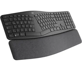 Logitech Wireless K860 Ergo US czarny/klawiatura bezprzewodowa/układ ergonomiczny/BT/USB/US