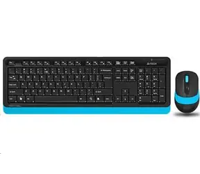 A4Tech FG1010 FSTYLER niebieski / zestaw bezprzewodowa klawiatura + mysz / układ CZ-US